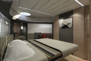 Pershing 92 Superyacht Cabin